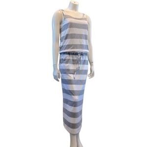 ELENA WANG women’s dress. Drawstring waist. Pockets. EEUC